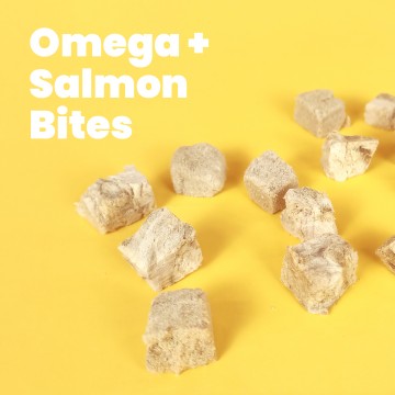 All Too Good Freeze-Dried Treats Omega+Salmon Bites 100g